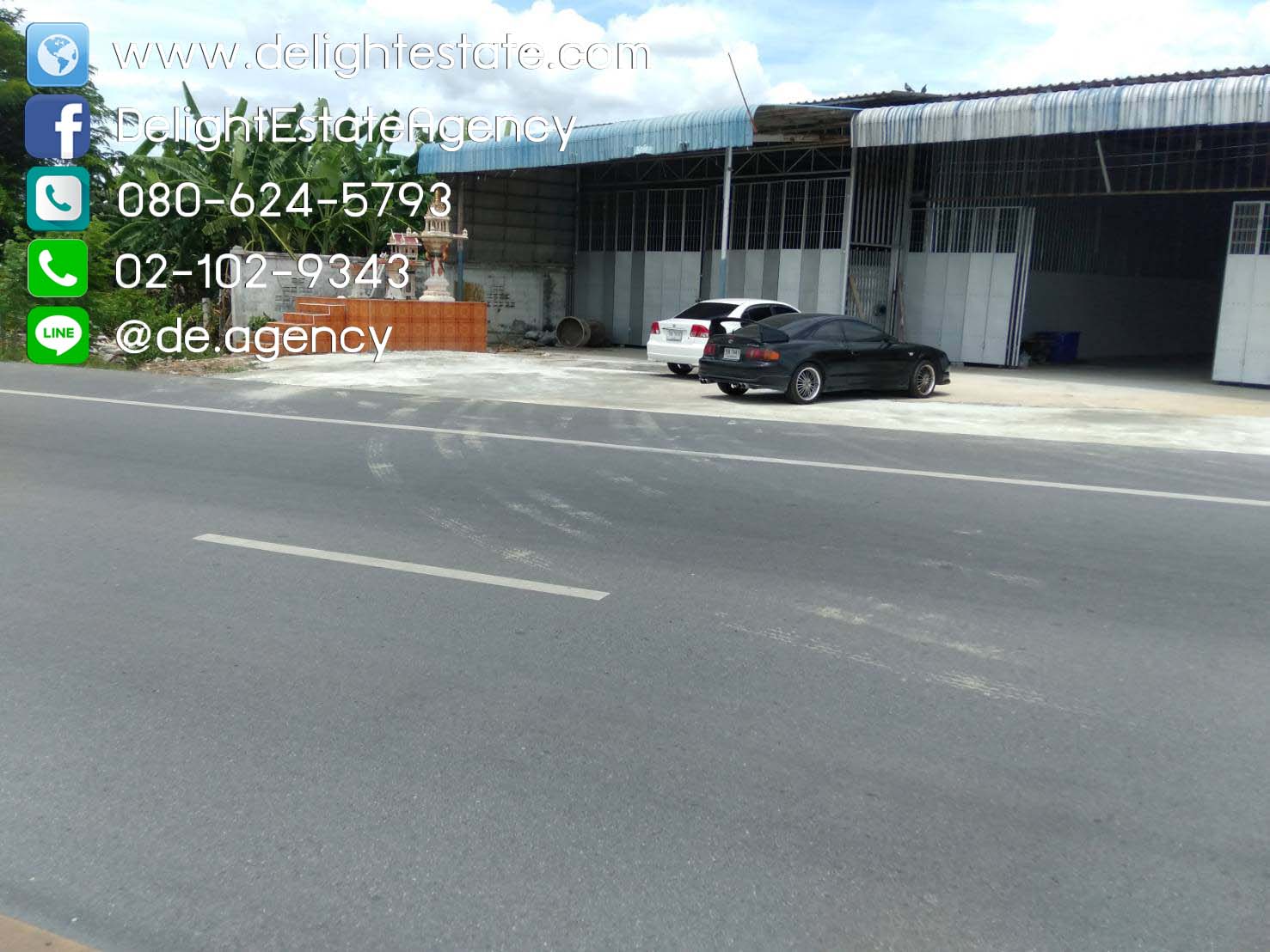 DE317 โกดังให้เช่า 528 และ 640 ตรม. ติดถนนใหญ่ ย่านมาบแค เมืองนครปฐม  รูปที่ 4