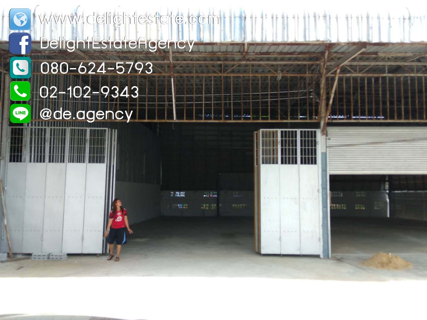 DE317 โกดังให้เช่า 528 และ 640 ตรม. ติดถนนใหญ่ ย่านมาบแค เมืองนครปฐม  รูปที่ 3