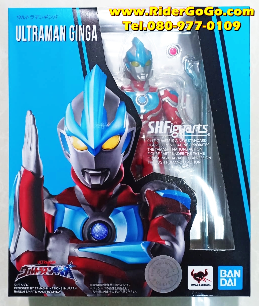 โมเดลฟิกเกอร์อุลตร้าแมนกิงกะ S.H.Figuarts Ultraman Ginga ของใหม่แท้Bandai ประเทศญี่ปุ่น รูปที่ 1