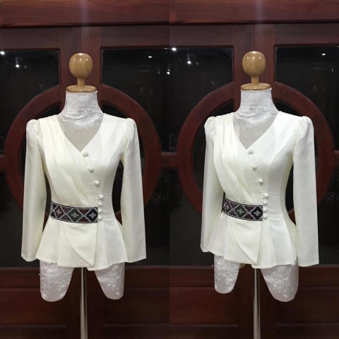 จำหน่ายเสื้อไหมลาว จากเวียงจันทร์โดยตรง ของแท้ 100% รูปที่ 7