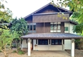 For sale big beautiful wooden house in the tropical style garden Changpuek area, Chiang mai.