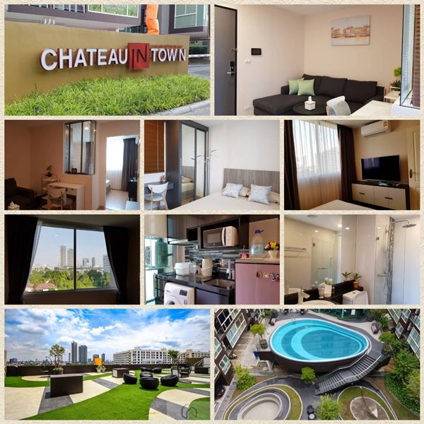 ให้เช่าคอนโด Chateau in Town จรัญสนิทวงศ์ 96/2 วิวแม่น้ำ ใกล้ MRT บางอ้อ รูปที่ 1