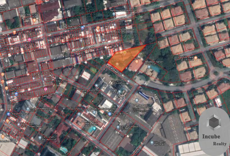 K55LA1912100ขาย ที่ดิน พระโขนงเหนือ 305 ตรว 147 ล้าน รูปที่ 1