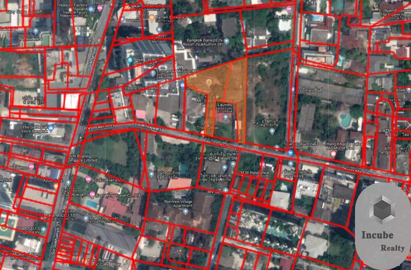 K55LR1912008ขาย ที่ดิน คลองตันเหนือ 1-2-15.0 ไร่ 492 ล้าน รูปที่ 1