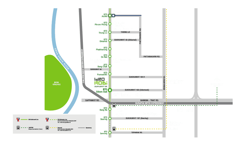 ให้เช่า IDEO Mobi สถานี BTS อ่อนนุช 54ตรม 2 นอน 2 น้ำ สองหมื่นหกพันบาทต่อเดือน รูปที่ 3