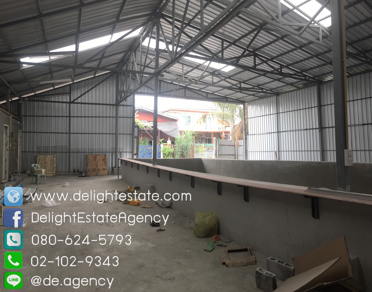 DE423 ให้เช่าโกดัง 400 ตร.ม. ราคาถูก ย่านฟิวเจอร์พาร์ครังสิต ใกล้ถนนพหลโยธิน รูปที่ 5