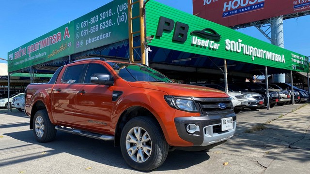 ขายรถ Ford Ranger 3.2 Wildtrak 4x4 Top Auto สี่ประตู รถบ้านมือเดียวไม่มีชนสวยสุดวิ่งน้อย รูปที่ 1