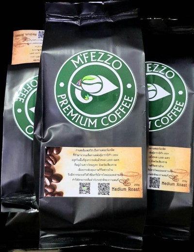 M'fezzo กาแฟอิ่มบุญ กาแฟสายพันธ์ อาราบิก้า 100% คั่วกาแฟด้วยเครื่องคั่วมาตรฐานยุโรป รูปที่ 1