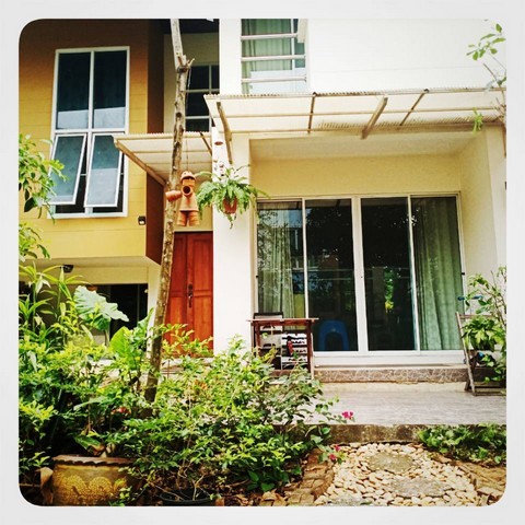 ขายบ้านพร้อมที่ดิน เมืองนนทบุรี บ้านสวนเย็นสบาย ในสวนทุเรียน รูปที่ 1