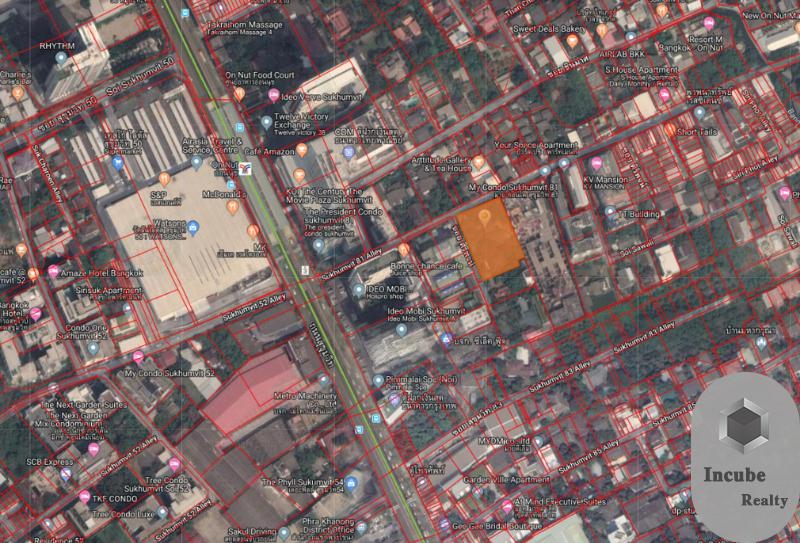 K55LA1912015ขาย ที่ดิน พระโขนงเหนือ 2-0-6.0 ไร่ 550 ล้าน รูปที่ 1