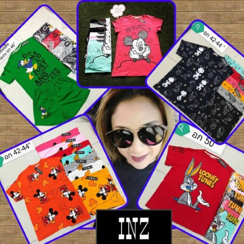 จำหน่าย เสื้อยืดลายการ์ตูน เสื้อผ้าคนอ้วน เสื้อผ้าไซส์ใหญ่ งานป้าย INZ@innozent รูปที่ 3