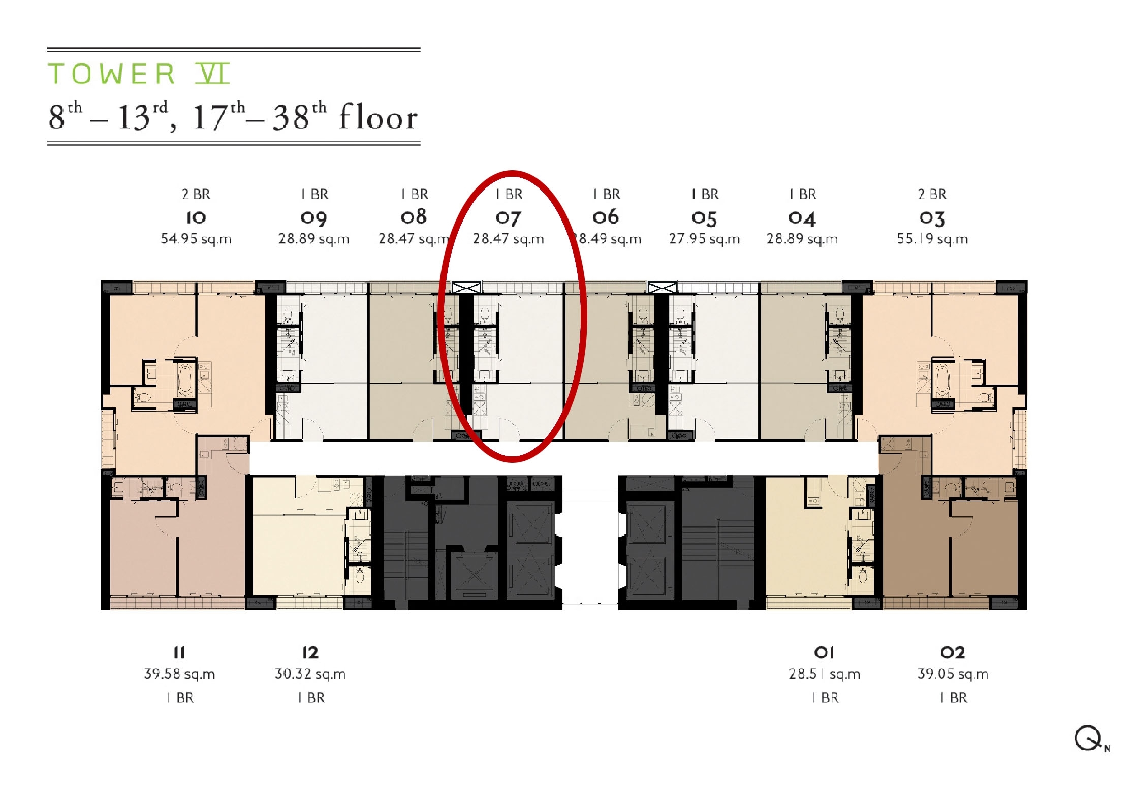 BEST SELLING PRICE Park24 1 Bd 1 Bth Studio 28 sqm. 199k sqm THB รูปที่ 1