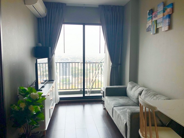 For Rent C Ekkamai 35sqm 1bed 1bath Floor27 Unblocked View, Fully Furnished รูปที่ 1