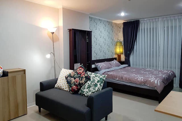 Lumpini Ville Sukhumvit 77 fully furnished peaceful BTS Onnut รูปที่ 1