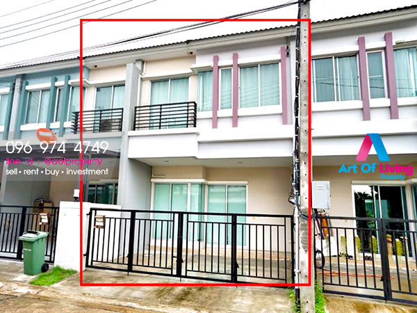 ขายขาดทุน ทาวน์โฮม 2 ชั้น ม.Vista Park สาทร-ปิ่นเกล้า บ้านสวย ทำเลดี 3นอน 3น้ำ (AOL-F5-2003001453)  รูปที่ 1