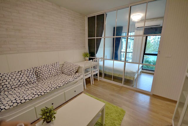 Unio Sukhumvit 72 fully furnished clean beautiful view BTS Bearing รูปที่ 1