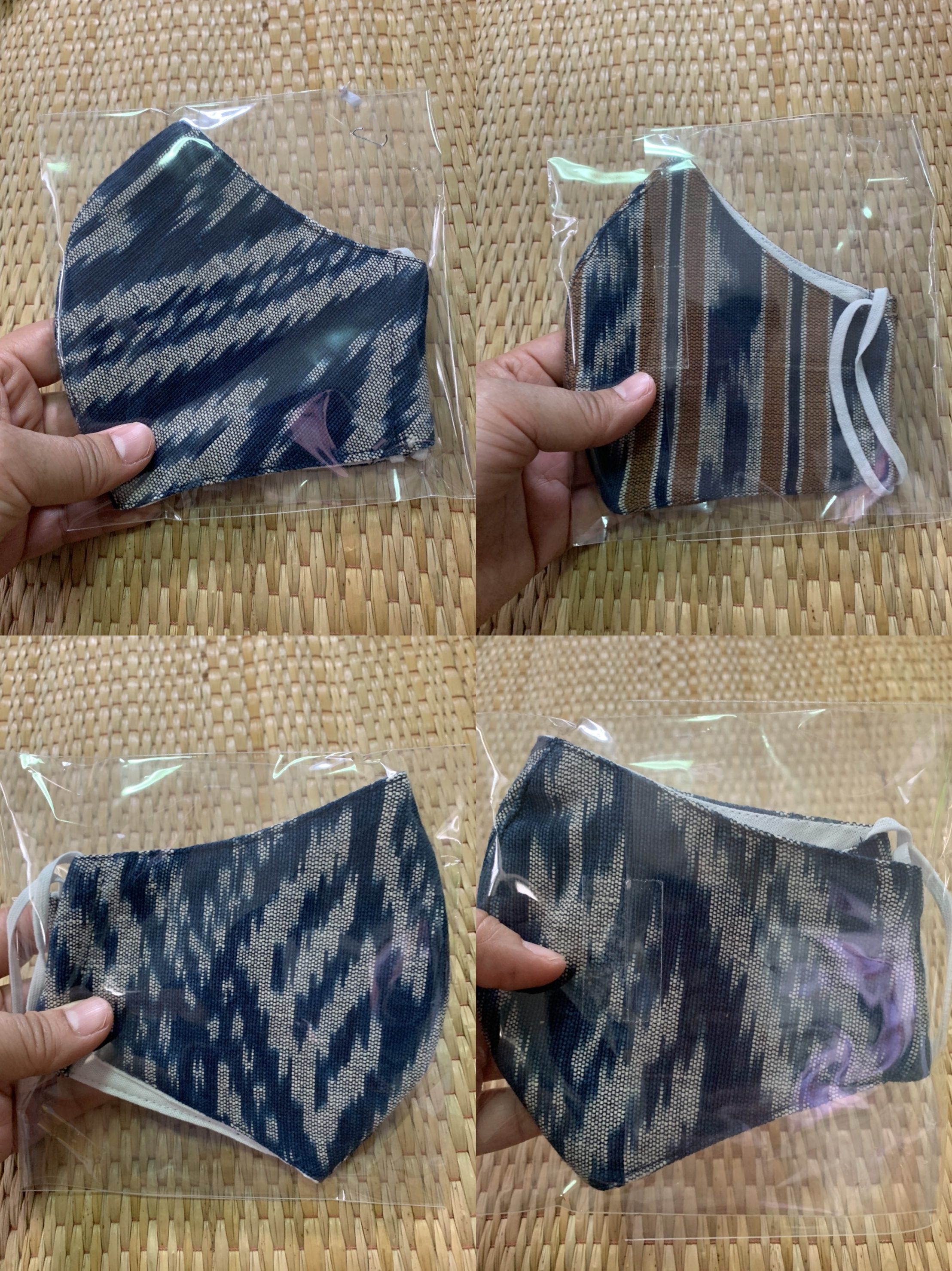 มาแล้วจ้าหน้ากากผ้าครามทอจากผ้าฝ้าย 100% 69 บาท รูปที่ 5