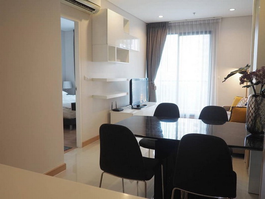 (เช่า) FOR RENT VILLA ASOKE / 1 bedroom / 48 Sqm.**23,000** CLOSE MRT PETCHABURI รูปที่ 1