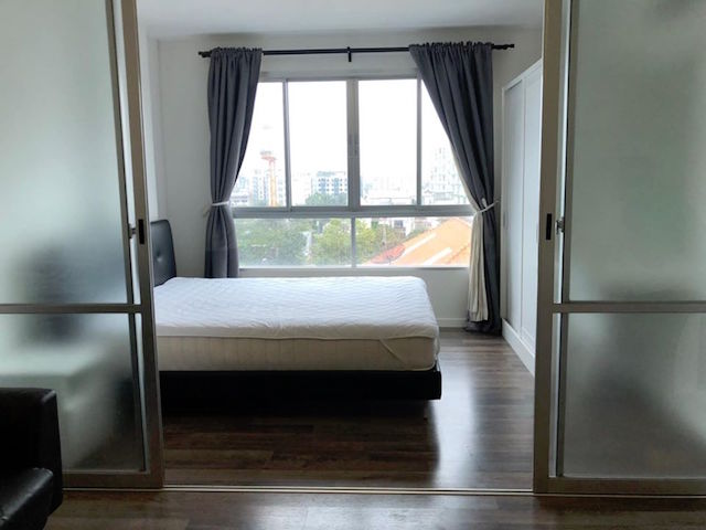 Nice room for rent D Condo Sukhumvit 109 fully furnished peaceful private BTS Bearing รูปที่ 1