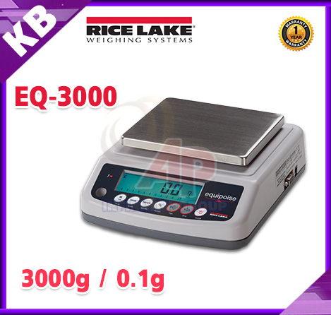 เครื่องชั่งความละเอียดสูง  พิกัด 3000g ยี่ห้อ RICE LAKE รุ่น EQ-3000 ราคาประหยัด รูปที่ 1