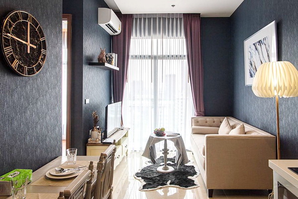 (เช่า) FOR RENT MAYFAIR PLACE SUKHUMVIT 50 / 2 beds 1 bath / 40 Sqm.**22,000** CLOSE BTS ONNUT รูปที่ 1