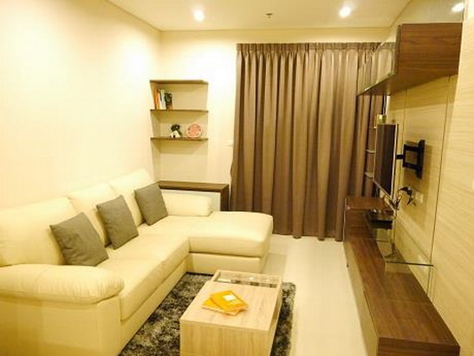 (เช่า) FOR RENT VILLA ASOKE / 1 bedroom / 48 Sqm.**25,000** CLOSE MRT PETCHABURI รูปที่ 1