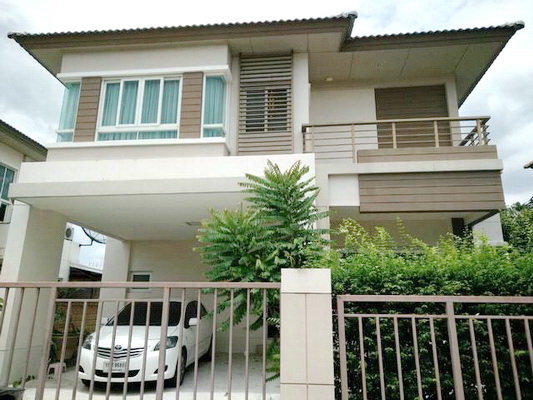 (เช่า) FOR RENT BURASIRI ONNUT BANGNA / 3 beds 3 baths / 57 Sqw.**30,000** CLOSE MEGA BANGNA รูปที่ 1