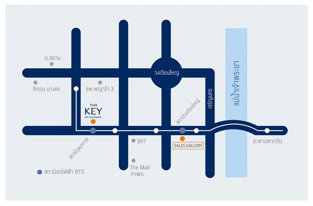 ให้เช่าคอนโด  THE KEY ติดสถานีรถไฟฟ้า BTS วุฒากาศ ตกแต่งครบพร้อมเข้าอยู่ รูปที่ 1