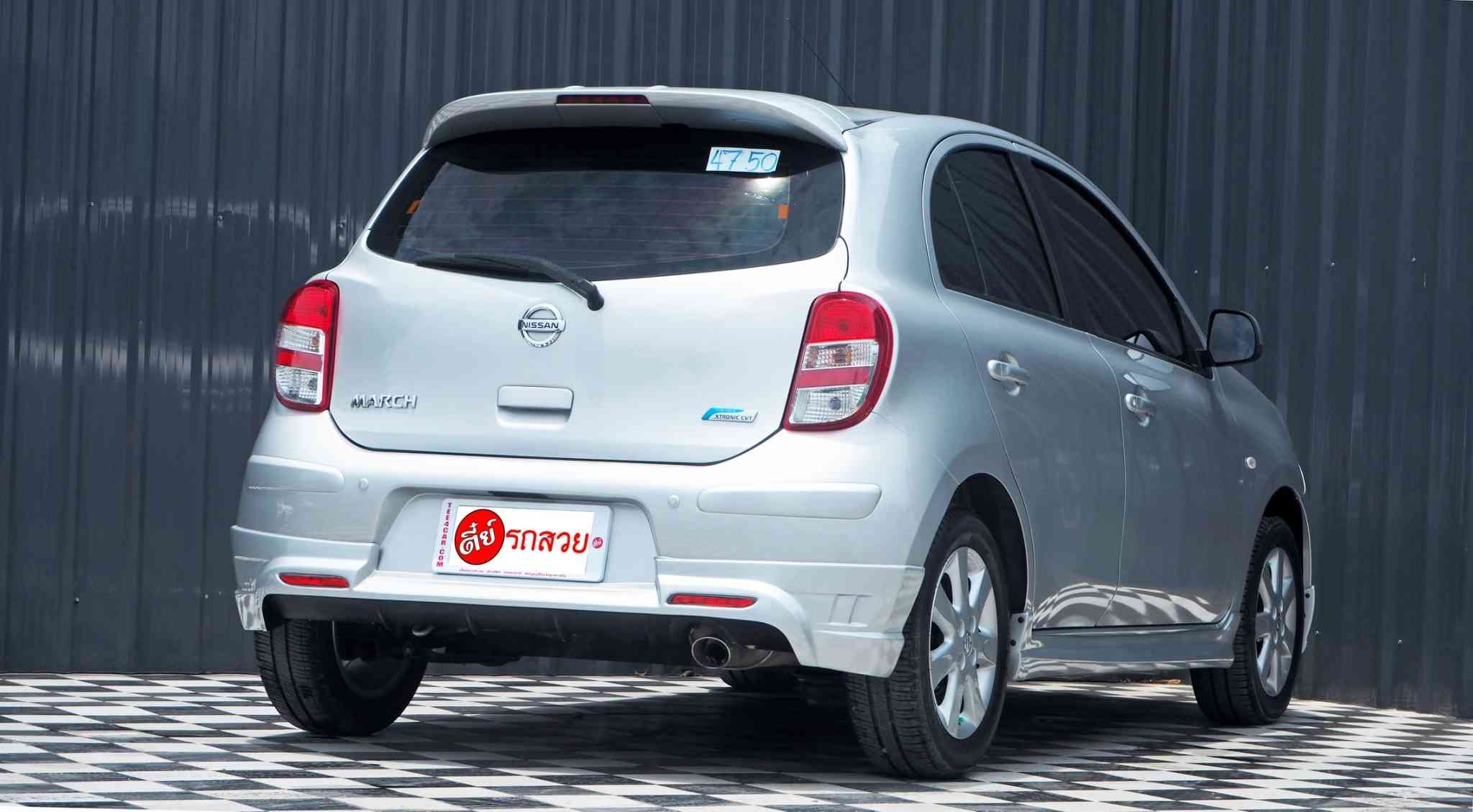 ขายรถ Nissan March 1.2 V ปี2012 เกียร์ออโต้ สีเทา ราคาพิเศษห้ามพลาด รูปที่ 1