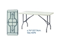 โต๊ะพับไฟเบอร์ โต๊ะพลาสติก โต๊ะพับเอนกประสงค์ ผลิตจากวัสดุ HPDE หนา เหนียวทนทาน กันน้ำได้ โทร 086-3214082