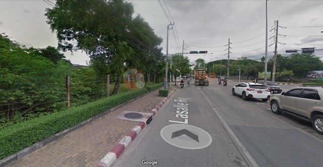 ขายที่ดินติดถนนลาซาล ตรงแยกตัดใหม่ลาซาล แบริ่ง เนื้อที่ 3 - 1 - 56 ไร่ รูปที่ 1