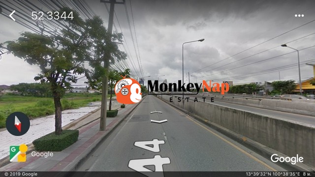 ขายที่ดินติดถนนศรีนครินทร์ใกล้แยกลาซาล เนื้อที่ 4 - 2 - 66 ไร่ รูปที่ 1