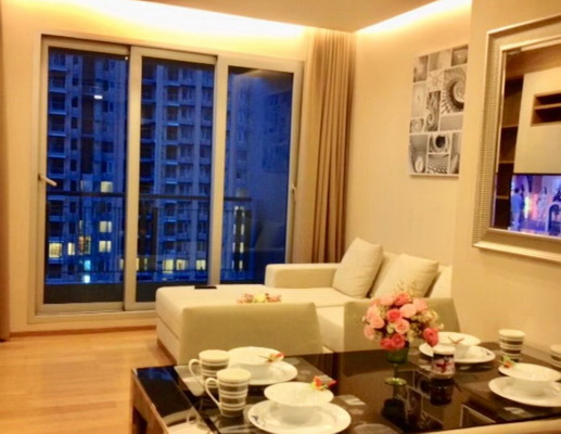 (เช่า) FOR RENT THE ADDRESS ASOKE / 2 beds 2 baths / 65 Sqm. 40,000 CLOSE MRT PETCHABURI รูปที่ 1