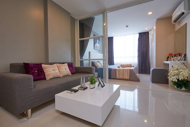 ST0302 ขาย Elements Srinakarin Condo สไตล์รีสอร์ท ตกแต่งสวย ชั้น 1 ขนาดห้อง 38 ตรม.  รูปที่ 1