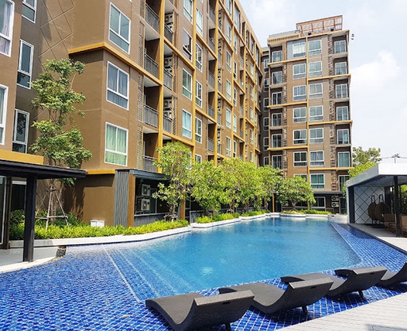 คอนโด เมโทร ลักซ์ เกษตร ใกล้ ม.เกษตร และ รถไฟฟ้าสถานี ม.เกษตร 1นอน 8500บาท รูปที่ 1