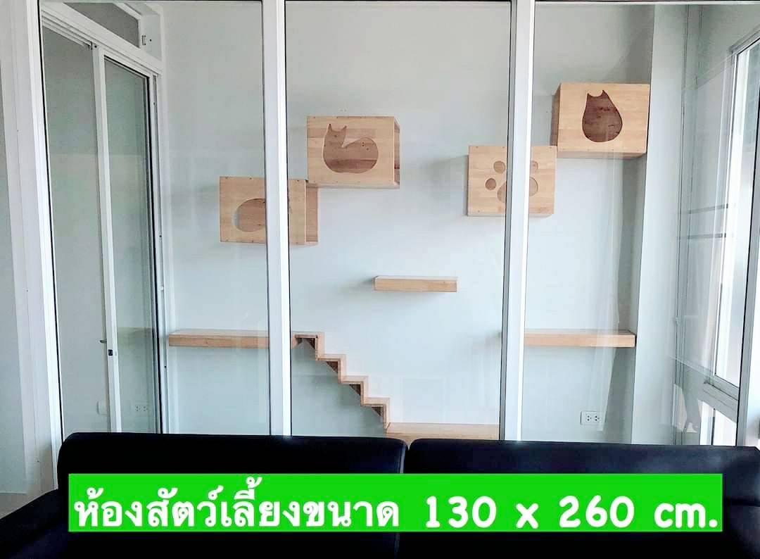 เลี้ยงสัตว์ได้พร้อมห้องแยกส่วนตัว วิวสระ ให้เช่า แฮปปี้ ลาดพร้าว 101 รูปที่ 1