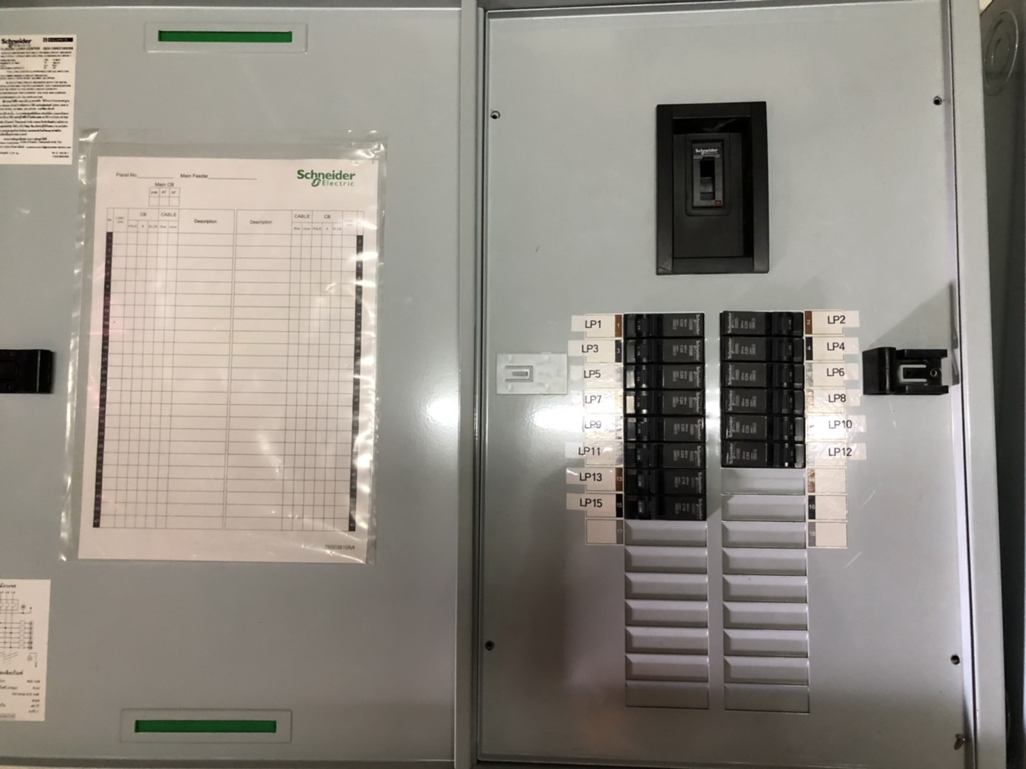ขาย ตู้ เมน เบรกเกอร์ ตู้ไฟ โหลดเซ็นเตอร์ 30-100 A แอมป์ ลูกย่อย 18 ช่อง Main Breaker Load center สแควร์ดี square D Schneider มือสอง รูปที่ 6