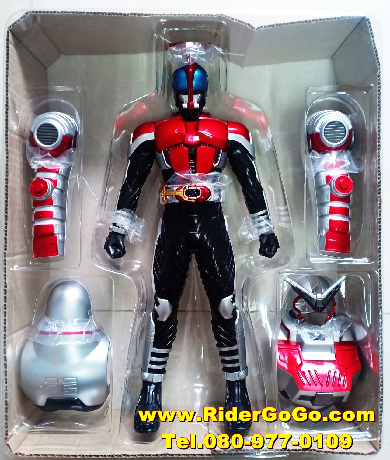 โมเดลมาสค์ไรเดอร์คาบูโตะ Masked Rider Kabuto (DX Cast Off Rider) ขนาดสูงสะใจ ของใหม่ของแท้Bandai ประเทศญี่ปุ่น รูปที่ 2