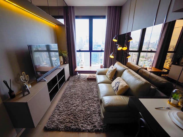 Ashton Asoke beautiful view high floor clean fully furnished BTS อโศก รูปที่ 1