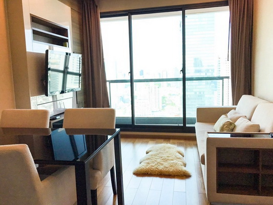 (เช่า) FOR RENT THE ADDRESS SATHORN / 2 beds 2 baths / 66 Sqm. 48,000 CLOSE BTS CHONGNONSI รูปที่ 1