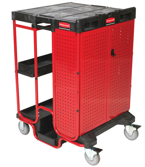 Ladder Cart with Cabinet   รถเข็นพร้อมช่องวางบันไดและตู้เก็บอุปกรณ์ รูปที่ 1
