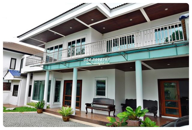 House for rent at Muang Thong Thani near ISB, on a large area of 200 sq.wah , rental 46K รูปที่ 1