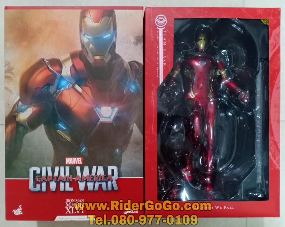 HOT TOYS IRON MAN MARK XLVI MK46 POWERPOSE โมเดลไอออนแมนมาร์ค46 สภาพสวยใหม่มากของแท้ รูปที่ 1