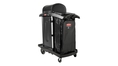 EXECUTIVE JANITORIAL CLEANING CART WITH DOORS AND HOOD 