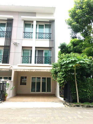 (เช่า) FOR RENT BAAN KLANG MUANG RAMA 9-MOTORWAY / 3 beds 3 baths / 30 Sqw. 35,000  รูปที่ 1