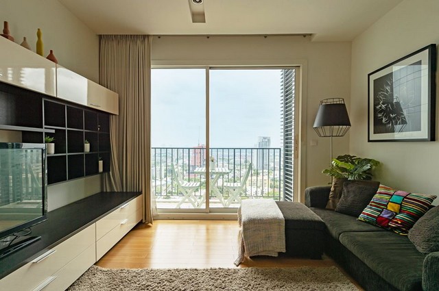 Siri at Sukhumvit 28th floor beautiful view fully furnished 2 bedrooms BTS Thonglor รูปที่ 1