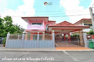 ขาย บ้านเดี่ยว ออคิด วิลล่า เฟส 4 MA บางนา ตราด กม.24 ORCHID VILLA บางเสาธง ใกล้ สนามบินสุวรรณภูมิ รูปที่ 1