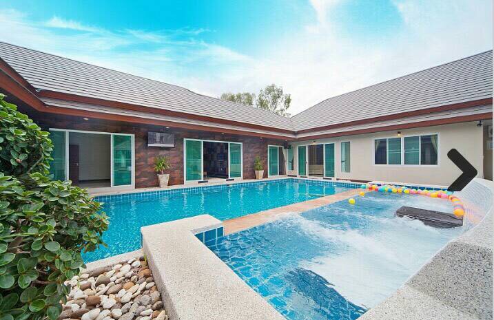  ให้เช่าบ้านพัทยา Pool Villa โครงการเปี่ยมมงคล 1 ห้วยใหญ่ พัทยา พร้อมสระว่ายน้ำส่วนตัว รูปที่ 1