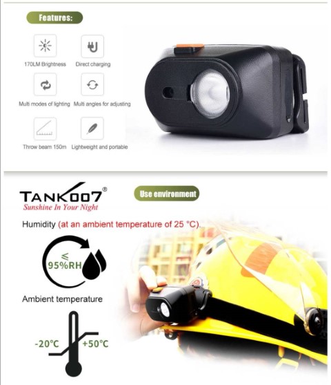 ไฟฉายคาดหัวนิรภัยกันระเบิด,explosion proof flashlight รูปที่ 4
