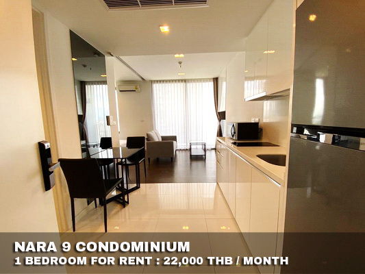 (เช่า) FOR RENT NARA 9 CONDOMINIUM / 1 bedroom / 40 Sqm.**22,000**  CLOSE BTS CHONGNONSI รูปที่ 1